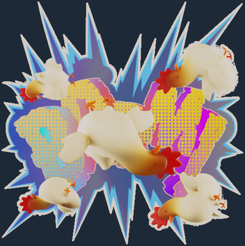 Sticker | Bum (holográfica)